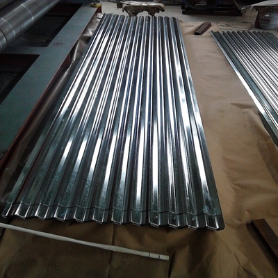 AZ150 a galvanisé couvrir la feuille 0.15mm a galvanisé la toiture ondulée en métal