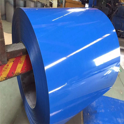 Bobine de la couleur 8-35um PPGI d'ASTM RAL acier bleu pré peint de 600 - de 1250mm