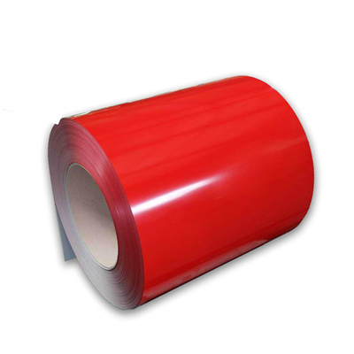 La couleur rouge de SGCC a enduit la bobine d'une première couche de peinture en acier galvanisée PPGL