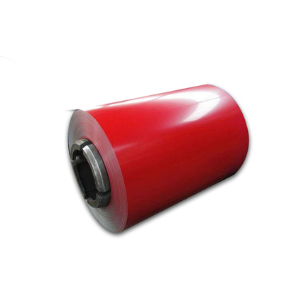 Petit pain en acier enduit d'une première couche de peinture de la bobine Az150 Ppgi Ppgl de Galvalume de Ral 9003 rouges