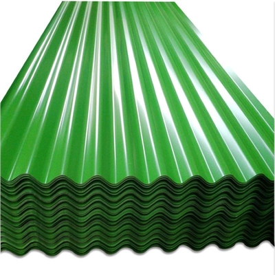 Le fer pré peint rouge d'OIN 9001 couvre 610mm a coloré la toiture ondulée