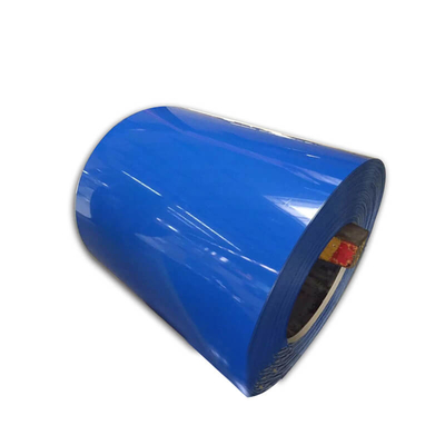 La bobine bleue AZ121-Z150 de la couleur PPGI de GV Ral a enduit le Galvalume d'une première couche de peinture le PE de petit pain qu'en acier a enduit