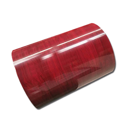 PPGI Ral 9030 a enduit la bobine d'une première couche de peinture en acier AZ30 Matt Embossed Prepainted Galvalume Coil