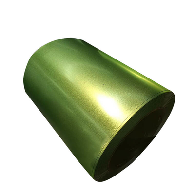 La bobine en acier verte SGCC d'AZ30-180g/M2 PPGL a enduit la bobine d'une première couche de peinture en aluminium