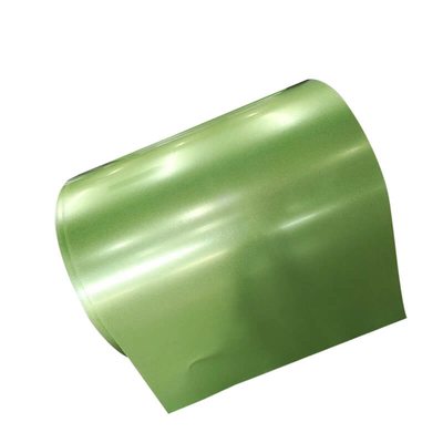 La bobine en acier verte SGCC d'AZ30-180g/M2 PPGL a enduit la bobine d'une première couche de peinture en aluminium