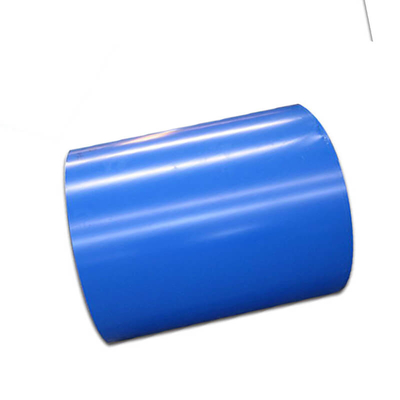 La bobine bleue AZ121-Z150 de la couleur PPGI de GV Ral a enduit le Galvalume d'une première couche de peinture le PE de petit pain qu'en acier a enduit