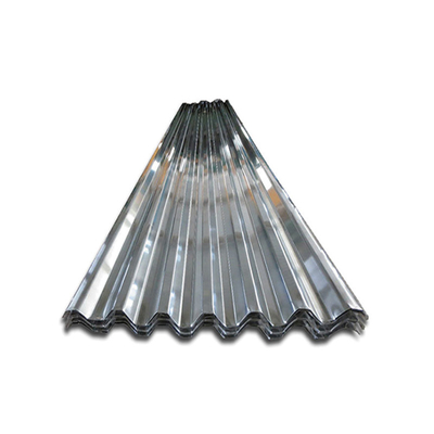 DX51 0.27mm a galvanisé le panneau en acier galvanisé ondulé plongé chaud de feuille ondulée