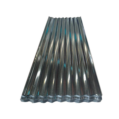 SGCC a ridé le toit 762-1250mm de fer galvanisé que 4x8 a galvanisé la tôle d'acier ondulée