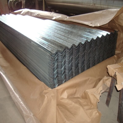 0.125-2.5mm ont galvanisé la feuille Z275-Z600 de toiture ont ridé les panneaux galvanisés de toit