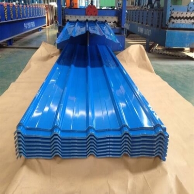 0.8m G550 Ral ont ridé la feuille de toiture d'acier de zinc