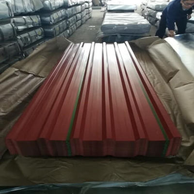 Le feuillard bleu de SGHC PPGI a ridé la tuile de toiture en métal