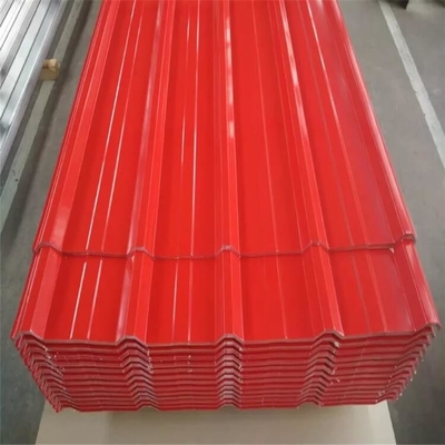 0.8m G550 Ral ont ridé la feuille de toiture d'acier de zinc