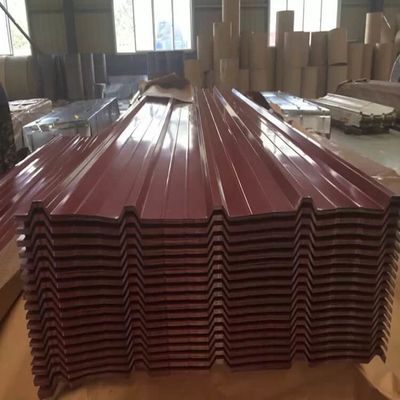 DX51D rouges colorent Tin Sheet enduit que la couleur de JIS a enduit le Galvalume pour la construction