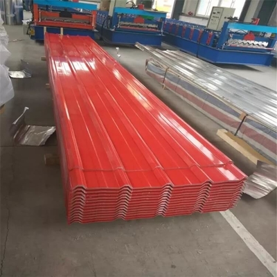 la feuille couvrante enduite d'une première couche de peinture par 0.125-2.5mm G550 colorent la toiture enduite en métal