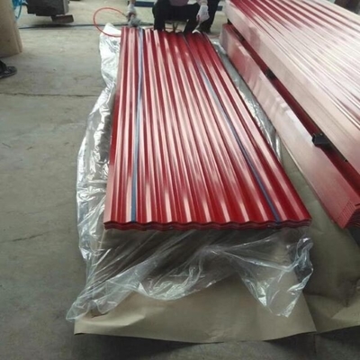 SPCC a pré peint la feuille ondulée Z30-Z140 de Gi a galvanisé la couleur enduite
