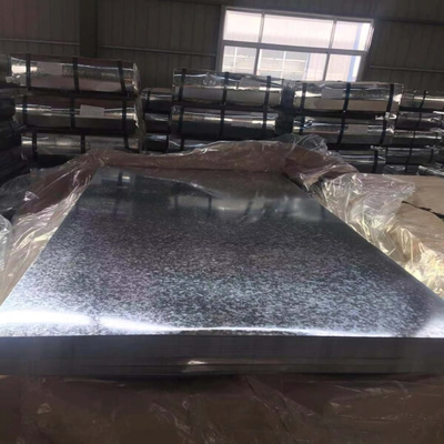 A653 0.12mm-4mm a galvanisé l'immersion chaude de la tôle d'acier Z140 zingue la mesure 26 en acier