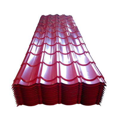 DX51D a enduit couvrir d'une première couche de peinture la feuille ridée zingue la feuille 30g de toiture à 275g/M2