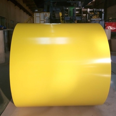 La bobine en acier enduite d'une première couche de peinture par 610mm jaune SGCC a enduit la bobine d'une première couche de peinture en acier galvanisée Ppgi
