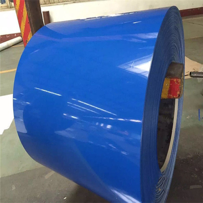 Bobine de la couleur 8-35um PPGI d'ASTM RAL acier bleu pré peint de 600 - de 1250mm