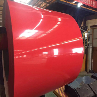 Ppgi rouge a enduit la couleur d'une première couche de peinture en acier galvanisée de la bobine 30-275g/M2 a enduit le petit pain en acier