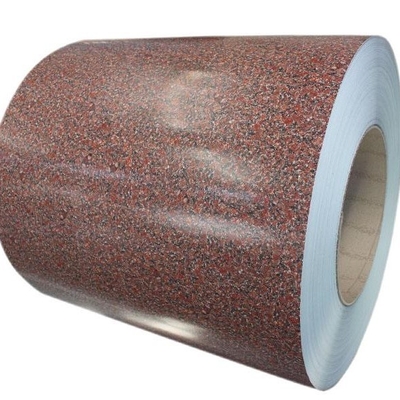 910mm PPGI ont enduit la couleur d'une première couche de peinture en acier de la bobine 3-25um enduite love la brique en bois