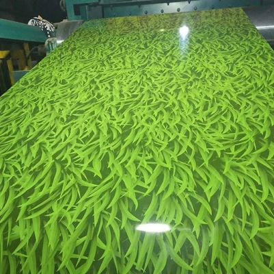 Haut PPGL GV brillant 8-35um de bobine d'ASTM a enduit la bobine d'une première couche de peinture de Galvalume