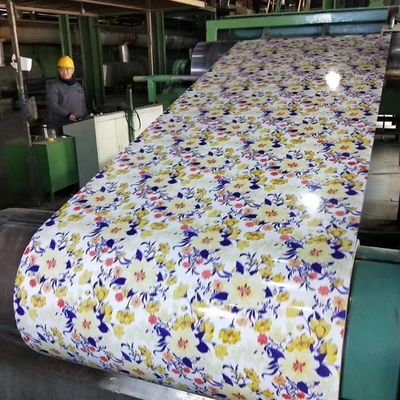 Haut PPGL GV brillant 8-35um de bobine d'ASTM a enduit la bobine d'une première couche de peinture de Galvalume