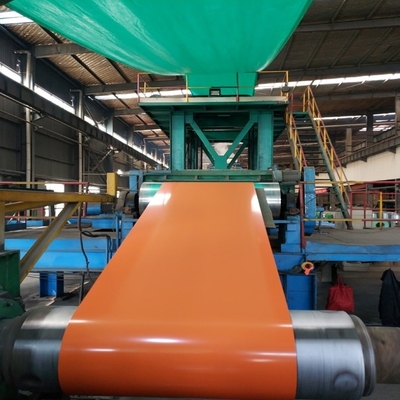 La bobine orange 30-275g/M2 de PPGI a enduit la couleur d'une première couche de peinture a enduit le petit pain en acier pour la toiture
